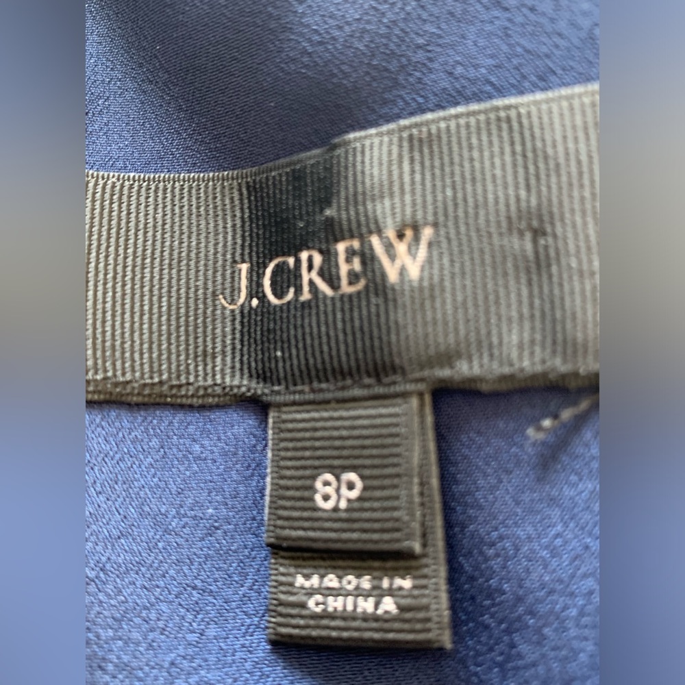EUC! J.Crew One-Shoulder Ruffle Dress - Picture 2 of 6